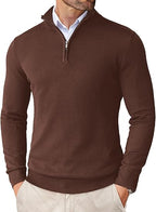 NEW🔥 Men's Casual Slim Fit Pullover Sweater Knitted Thermal Sweatshirt