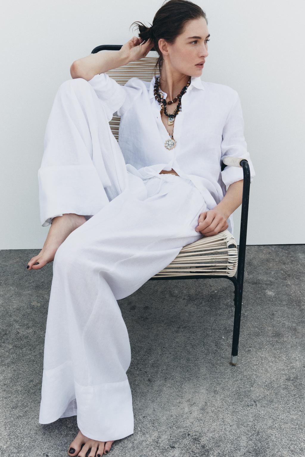 📦📦Last day 50%OFF🔥100% LINEN PALAZZO SET(Buy 2 Free Shipping)