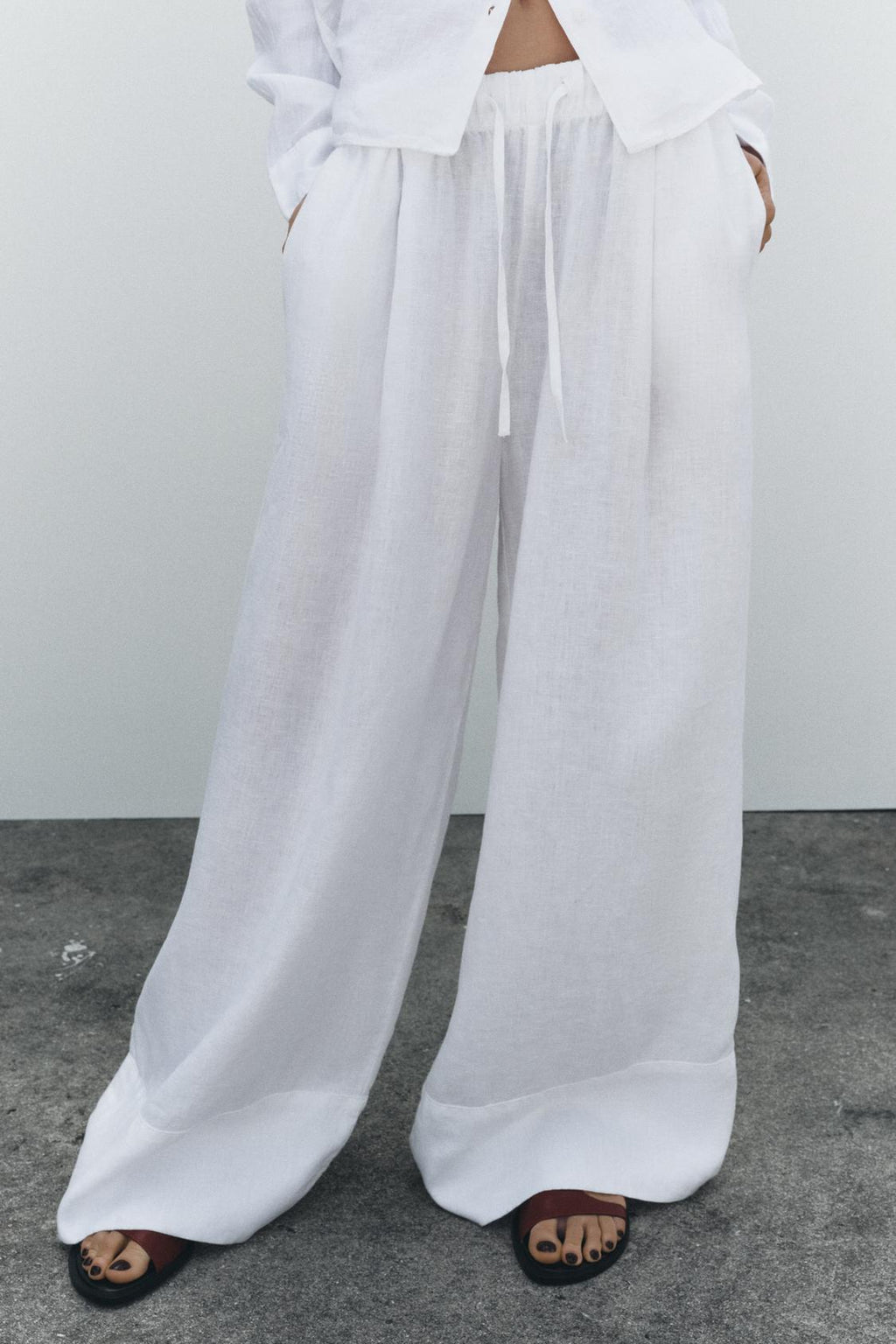 📦📦Last day 50%OFF🔥100% LINEN PALAZZO SET(Buy 2 Free Shipping)