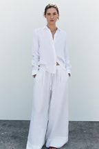 📦📦Last day 50%OFF🔥100% LINEN PALAZZO SET(Buy 2 Free Shipping)