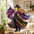 ✨💃 Stevie Nicks 🤘 Handmade Stained Glass Spinning Suncatcher