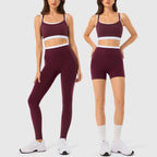 ✨✨Women's 2-Piece Matching Workout Set, Women's Clothes with Seamless Yoga Leggings & Padded Sports Bra for Gym Athletic Use