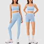 ✨✨Women's 2-Piece Matching Workout Set, Women's Clothes with Seamless Yoga Leggings & Padded Sports Bra for Gym Athletic Use