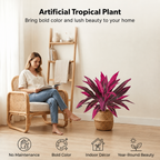 📦📦 Last Day 60% OFF - Artificial Boston Fern & Dragon's Blood Tree Plants