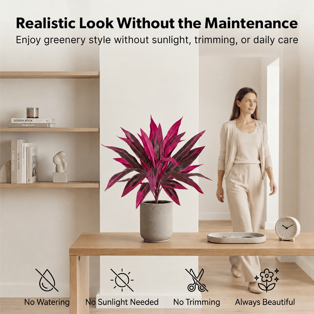 📦📦 Last Day 60% OFF - Artificial Boston Fern & Dragon's Blood Tree Plants