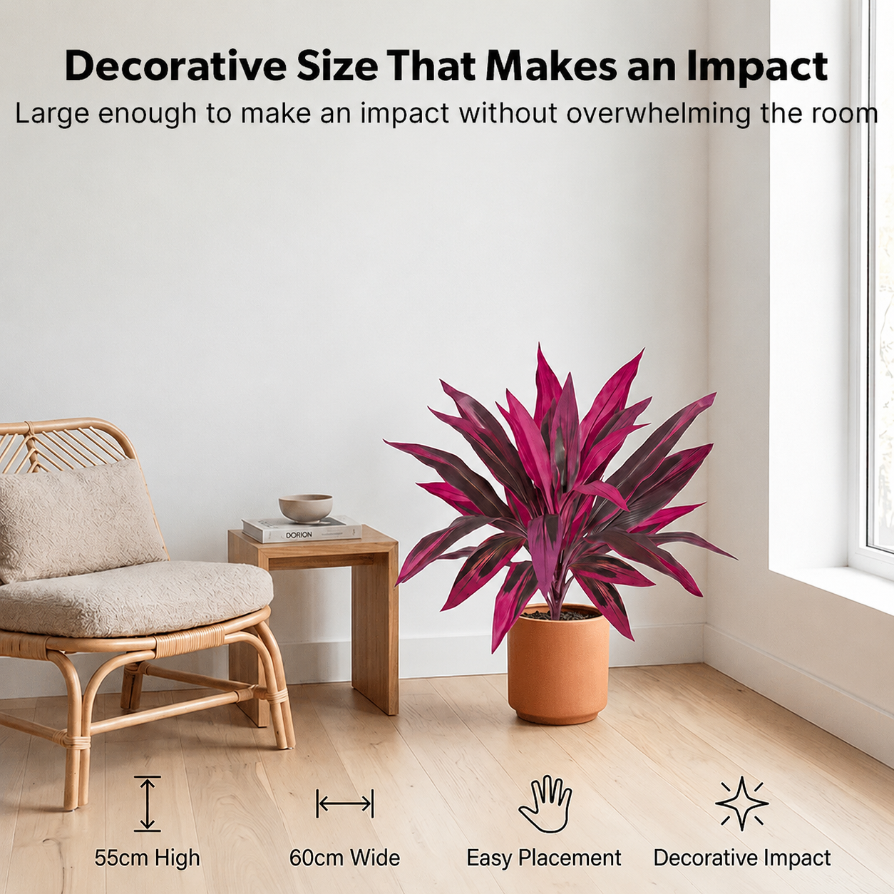 📦📦 Last Day 60% OFF - Artificial Boston Fern & Dragon's Blood Tree Plants
