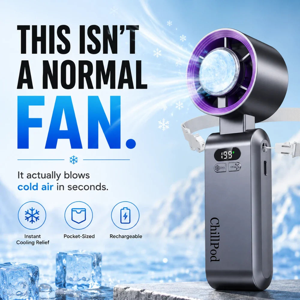💚KIYORA ChillPod™ Pro Wearable Cooling Fan