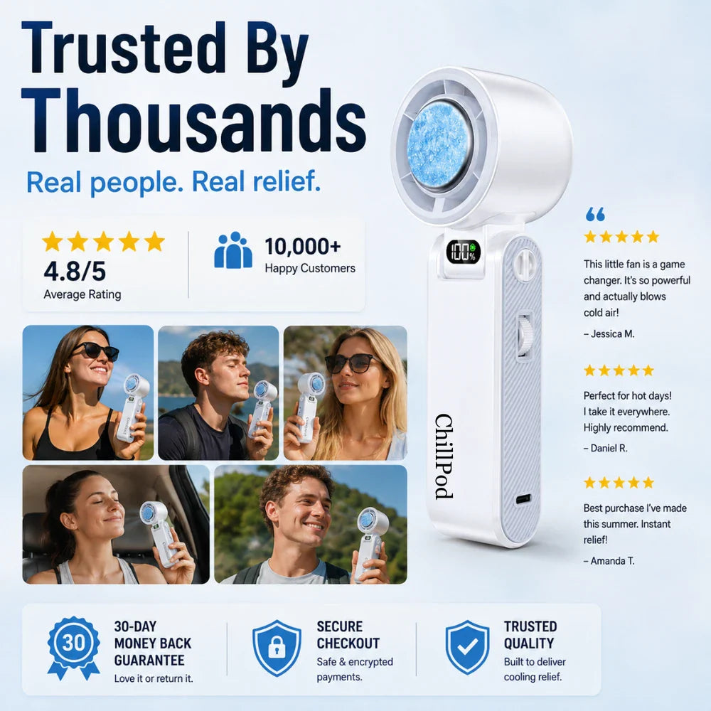 💚KIYORA ChillPod™ Pro Wearable Cooling Fan