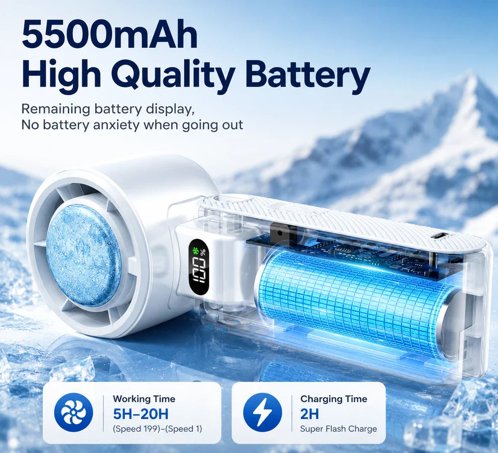 💚KIYORA ChillPod™ Pro Wearable Cooling Fan