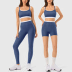 ✨✨Women's 2-Piece Matching Workout Set, Women's Clothes with Seamless Yoga Leggings & Padded Sports Bra for Gym Athletic Use