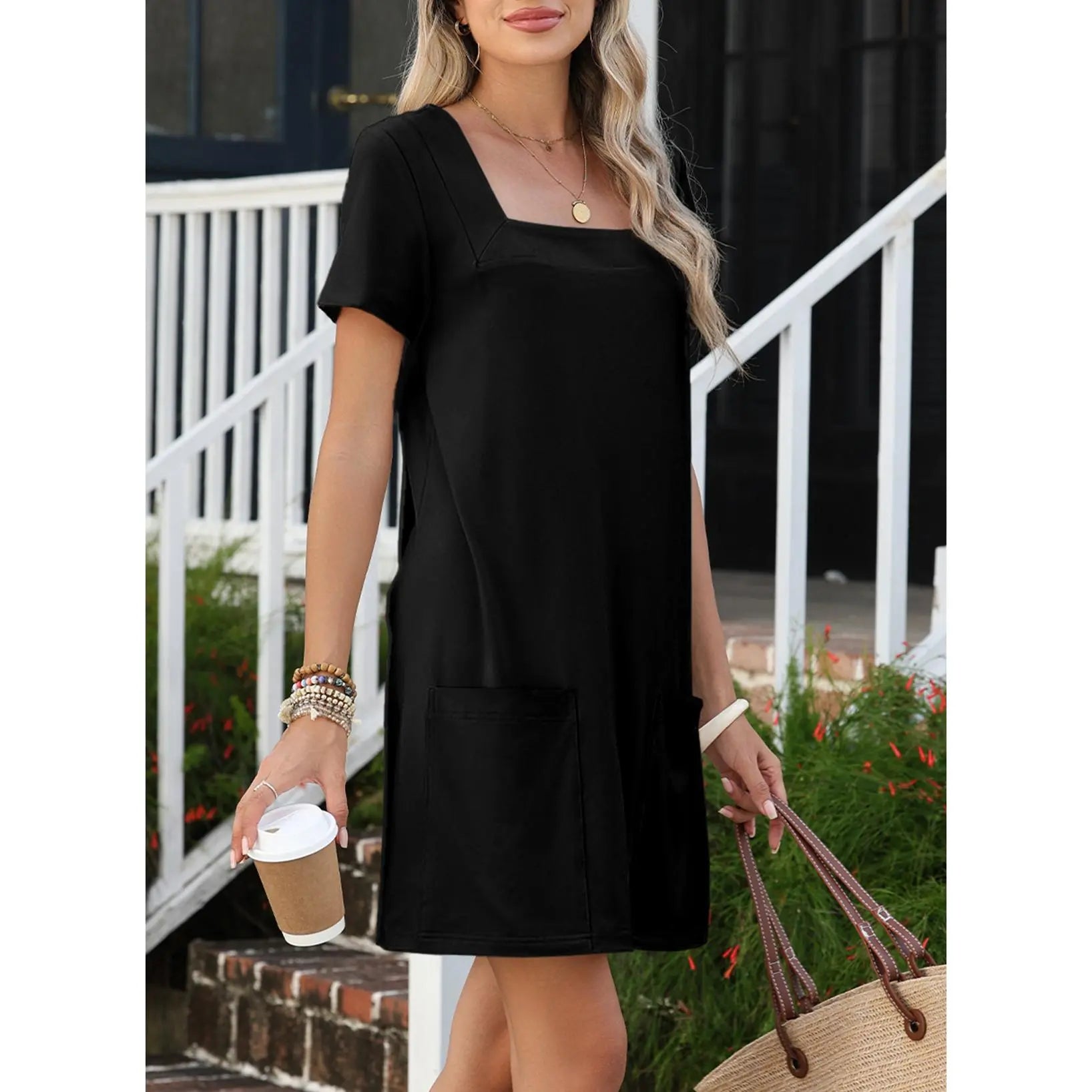 📦📦LAST DAY SAVE 49% ⏰Women's Casual Mini Dress with Pockets