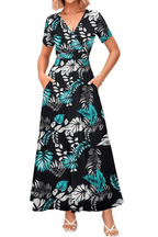📦📦👗 V-Neck Maxi Dress — Elegant, Waist-Defining, Comfortable, and Casual Summer Long Dress