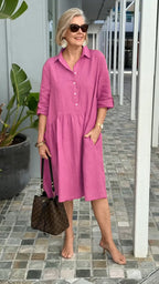 🎉🔥LAST DAY 50% OFF🔥 New Women's Cotton linen casual dress