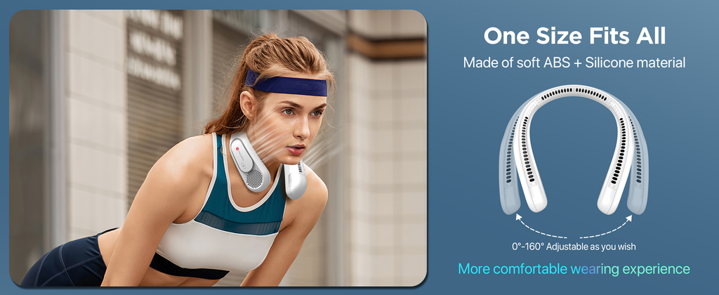 ✨⏰LAST DAY SAVE 49% ⏰Hotsales™ 360° Wearable Neck Fan