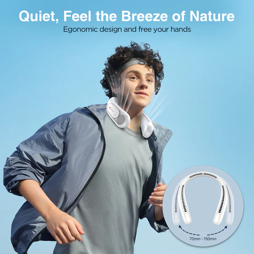 ✨⏰LAST DAY SAVE 49% ⏰Hotsales™ 360° Wearable Neck Fan