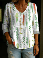 ✨✨Buy 2 Pcs Free Shipping - Women's Linen And Cotton Shirt
