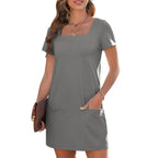 📦📦LAST DAY SAVE 49% ⏰Women's Casual Mini Dress with Pockets