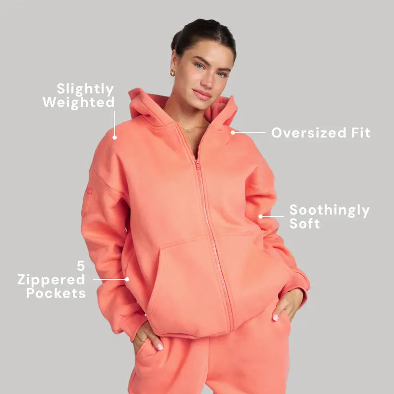 ✨✨Travel Essentials Zip Up Hoodie | Sweatshirt With Zip Pockets For Travel