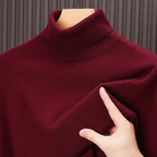 Men's high-quality autumn and winter casual cashmere turtleneck sweater