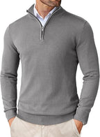 NEW🔥 Men's Casual Slim Fit Pullover Sweater Knitted Thermal Sweatshirt