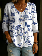 ✨✨Buy 2 Pcs Free Shipping - Women's Linen And Cotton Shirt