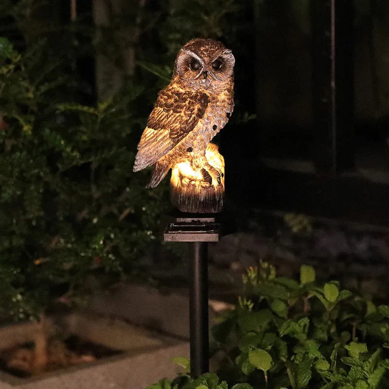 💝💝Waterproof Solar Owl Lamp - LED Path Lamp for Lawn, Garden and Outdoor Decorations