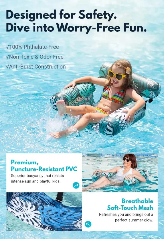 📦📦【 🔥Hot Sale 50% OFF】💺🌴 Inflatable Floating Chair – Your Ultimate Summer Essential 🌊