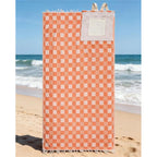 📦📦🏖️ 2-in-1 Convertible Towel & Backpack with Inner Zip Pocket & Sand-Repelling Fabric