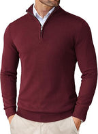 NEW🔥 Men's Casual Slim Fit Pullover Sweater Knitted Thermal Sweatshirt