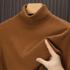 Men's high-quality autumn and winter casual cashmere turtleneck sweater