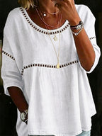 ✨✨New Arrivals🔥 Women's Vintage Casual Loose Linen Blouse Shirt