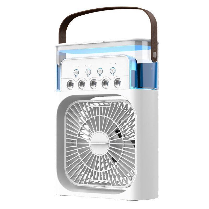 Summer Sale Now Live! Portable Mini Air Cooler Fan | Portable Humidifier Air Cooler Mist Fan Mini Table Fan for Home with 3 Speed Mode with Water Spray