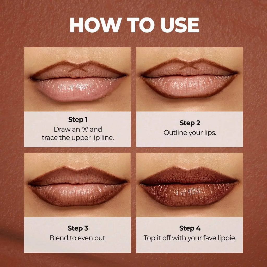 📦📦ACHANDISE Glide Lip Liner — Creamy, Blendable Color with Smooth Application