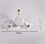 💝💝Modern ceiling fan lamp with E27 thread (model 2026) - silent 2-in-1 LED fan with remote control
