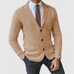 CLEARANCE SALE🔥 Men's Elegant Lapel Long Sleeve Knit Jacket