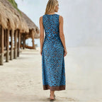 💝💝Women's retro leopard print midi dress