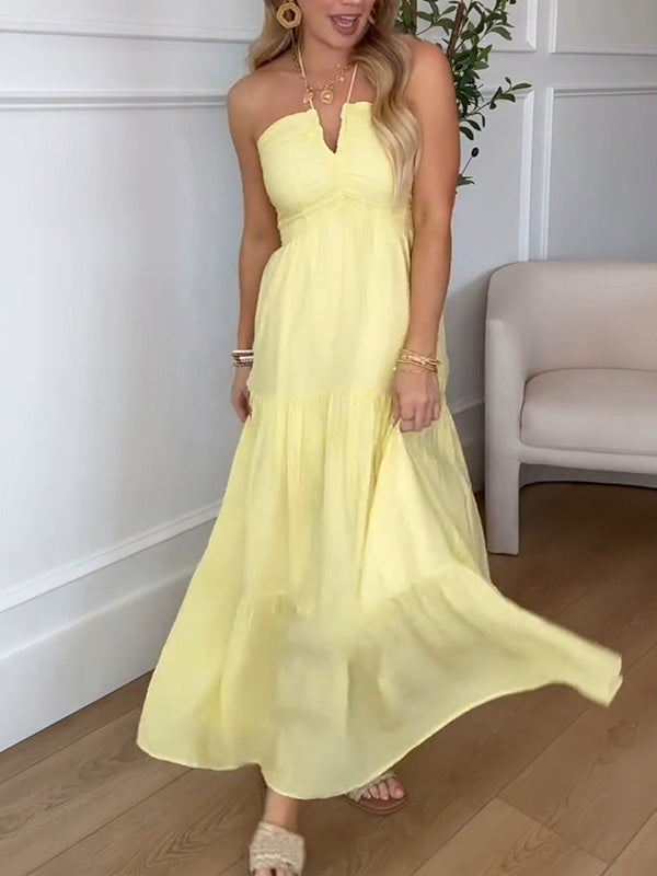 NEW🔥 Halter Vacation Dress
