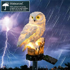 💝💝Waterproof Solar Owl Lamp - LED Path Lamp for Lawn, Garden and Outdoor Decorations