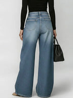 📦📦LAST DAY SAVE 49% ⏰Women's New High-waisted Casual Loose Wide-leg Jeans