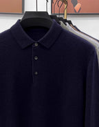2025 Men's business casual high-end cashmere sweater