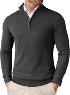 NEW🔥 Men's Casual Slim Fit Pullover Sweater Knitted Thermal Sweatshirt