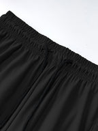 📦📦Women’s Capri Pants – Loose Fit, Summer Drawstring Waist, Zipper Pockets, Breathable High-Stretch Fabric, Suitable for Everyday Wear