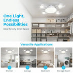 💝💝Modern ceiling fan lamp with E27 thread (model 2026) - silent 2-in-1 LED fan with remote control