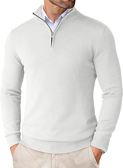NEW🔥 Men's Casual Slim Fit Pullover Sweater Knitted Thermal Sweatshirt