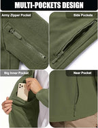 🔥The Last Day 60% OFF🔥Men's Military Tactical Sport Warm Fleece Hooded Outdoor Adventure Jacket Coats