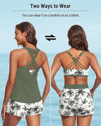 ✨✨LAST DAY 50% OFF - 3 Piece Tankini with Shorts🔥