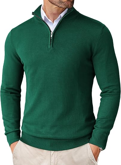 NEW🔥 Men's Casual Slim Fit Pullover Sweater Knitted Thermal Sweatshirt