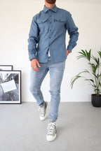 Men's Button Down Shirt Jacket (Buy 2 Free Shipping)