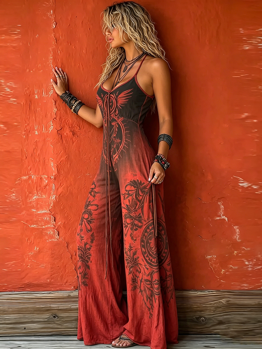 📦📦LAST DAY SAVE 49% ⏰Bohemian-style Strappy Stretchy Jumpsuit