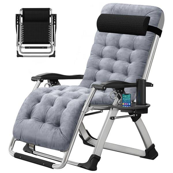 💚Foldable Guest Bed with Mattress, Outdoor Camping Cot with 4-Position Adjustable Reclining Nap Chair for Home Office, Supports 250LBs, Black
